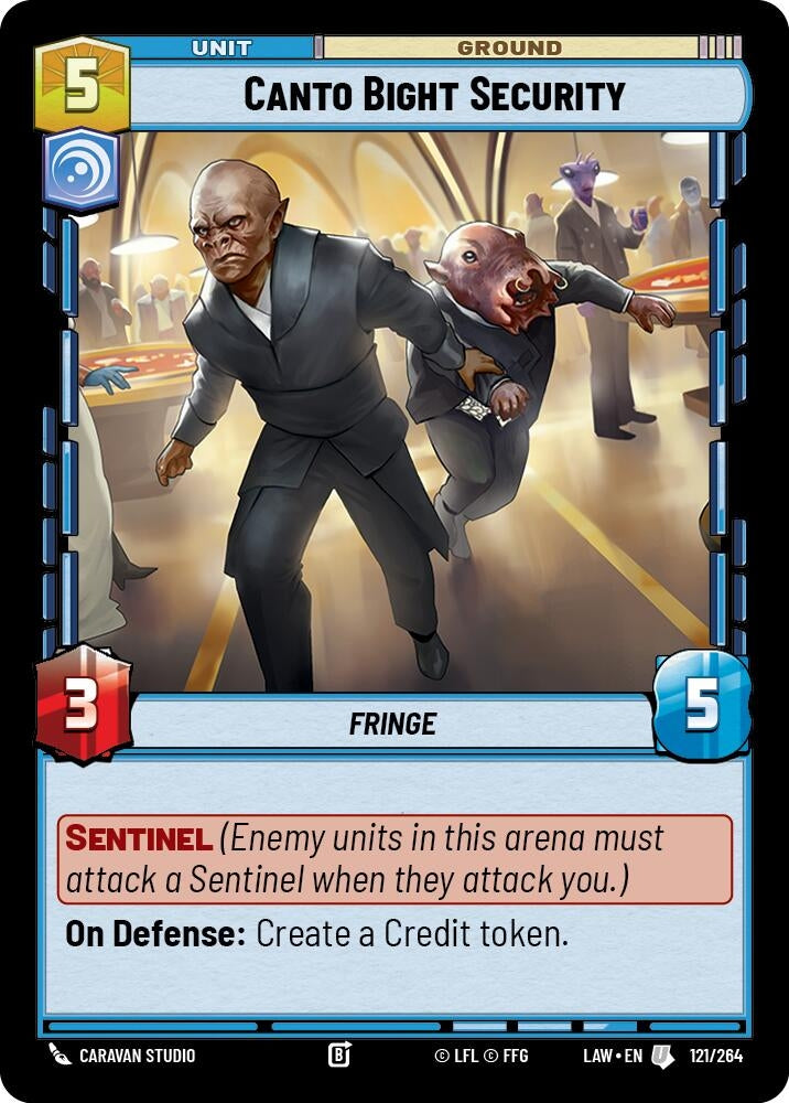 Image for Canto Bight Security (121/264) (A Lawless Time) - Star Wars: Unlimited