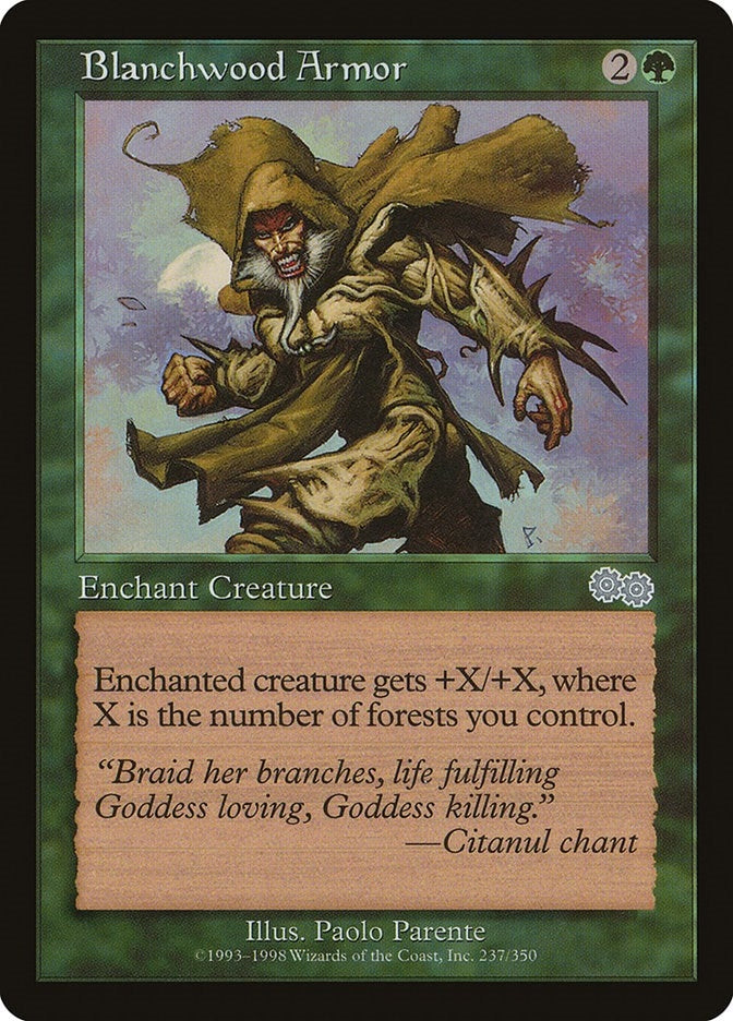 Blanchwood Armor (237) [USG] - MTG Single