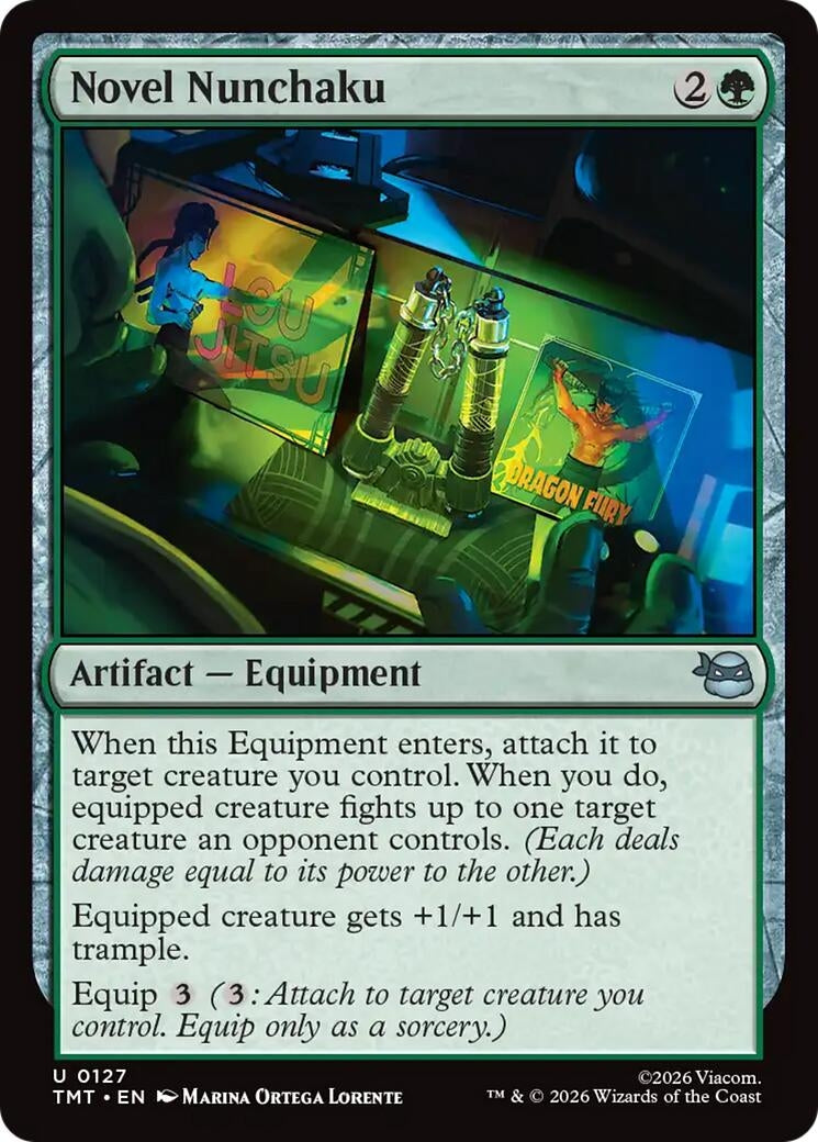 Image for Novel Nunchaku (127) (Teenage Mutant Ninja Turtles) - Magic: The Gathering