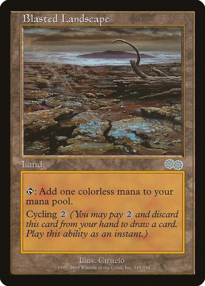 Blasted Landscape (319) [USG] - MTG Single