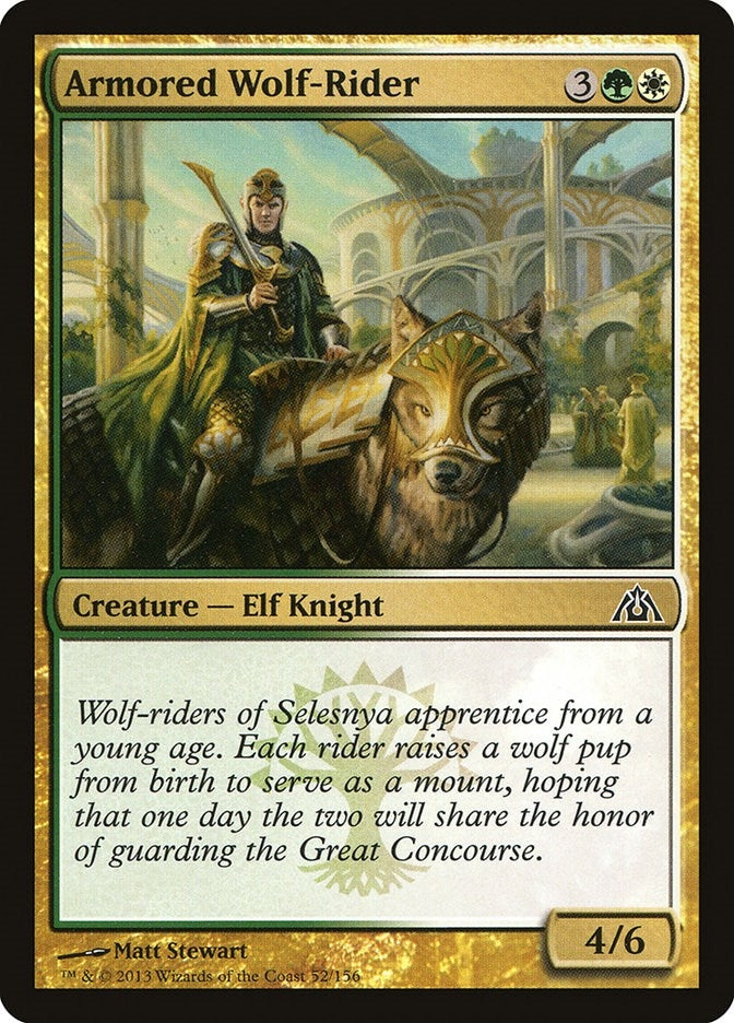 Armored Wolf-Rider (52) [DGM] - MTG Single