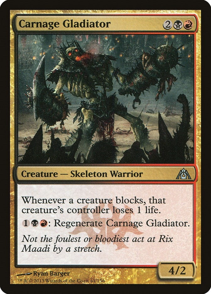 Carnage Gladiator (61) [DGM] - MTG Single