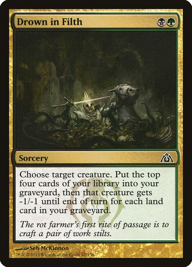 Drown in Filth (67) [DGM] - MTG Single