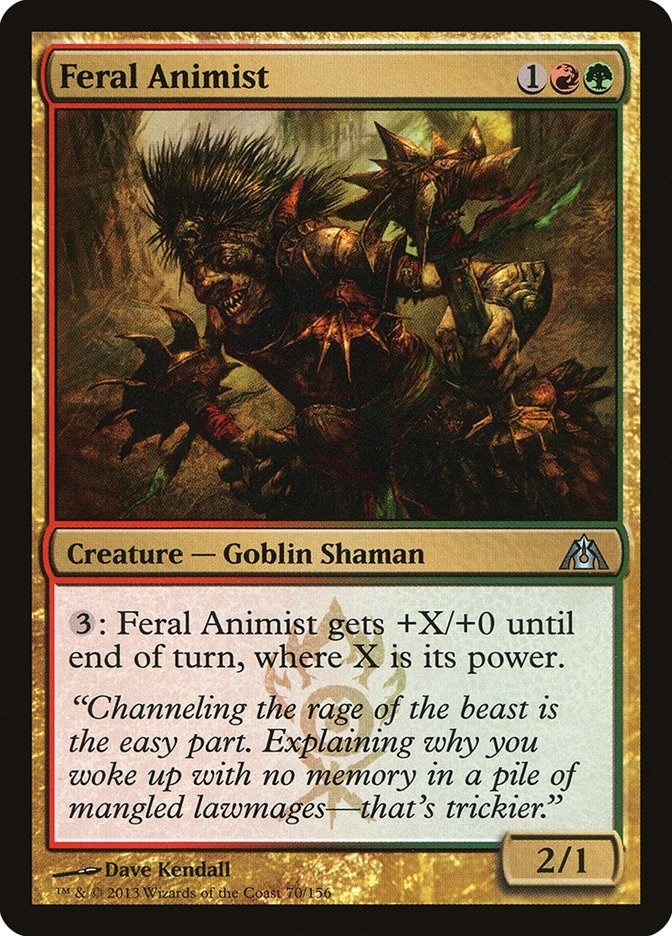 Feral Animist (70) [DGM] - MTG Single