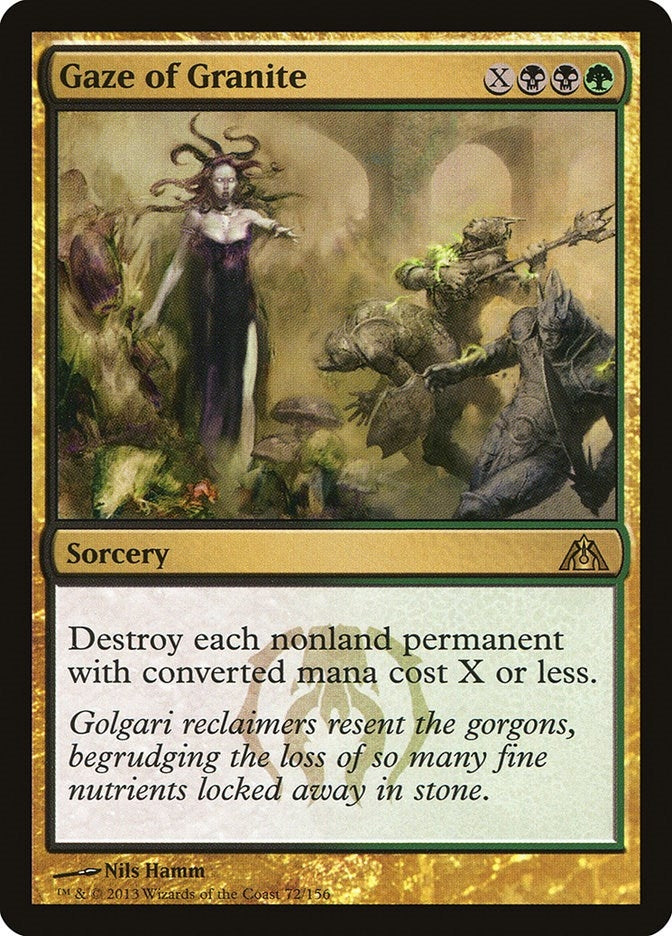 Gaze of Granite (72) [DGM] - MTG Single