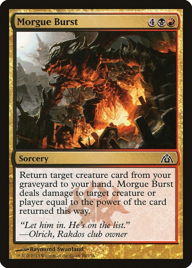 Morgue Burst (86) [DGM] - MTG Single