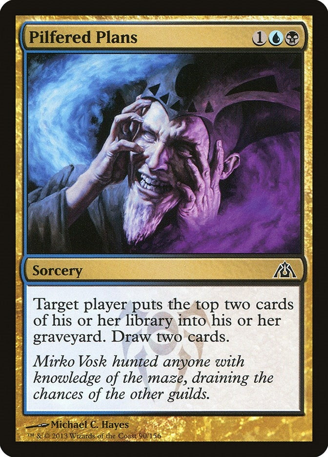 Pilfered Plans (90) [DGM] - MTG Single