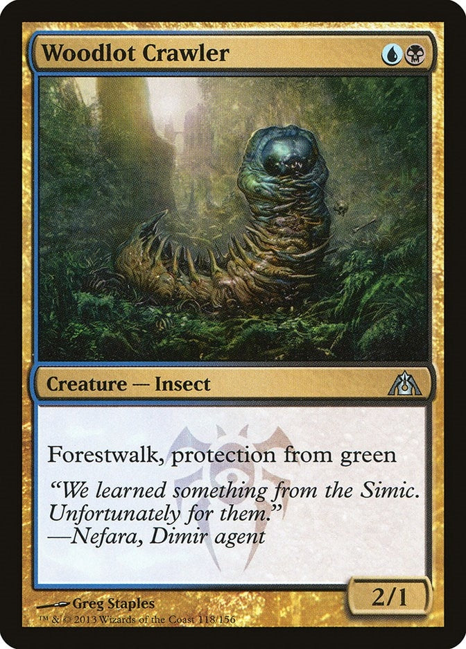 Woodlot Crawler (118) [DGM] - MTG Single