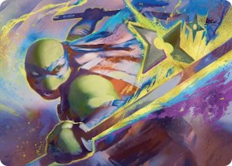 Image for Leonardo's Technique Art Card (2) (Teenage Mutant Ninja Turtles) - Magic: The Gathering