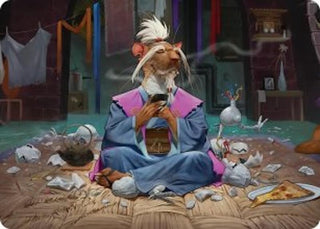 Image for Splinter, Hamato Yoshi Art Card (8) (Teenage Mutant Ninja Turtles) - Magic: The Gathering