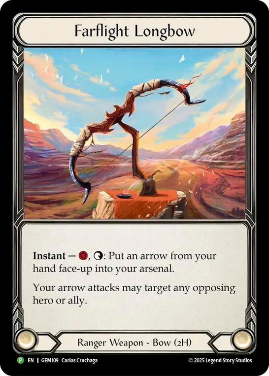 Image for Farflight Longbow (GEM109) (GEM Pack 4) - Flesh and Blood TCG