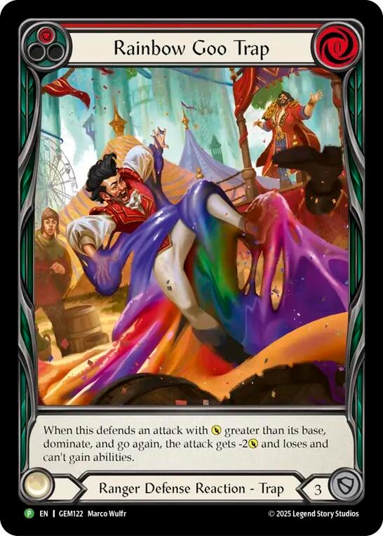 Image for Rainbow Goo Trap (Red) (GEM122) (GEM Pack 4) - Flesh and Blood TCG