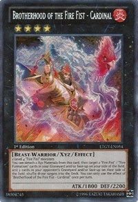 Brotherhood of the Fire Fist - Cardinal (54) (LTGY) - YuGiOh Single
