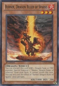 Burner Dragon Ruler of Sparks (97) (LTGY) - YuGiOh Single