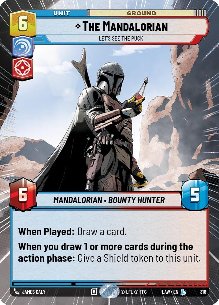 Image for The Mandalorian - Let's See The Puck (Hyperspace) (316) (A Lawless Time) - Star Wars: Unlimited