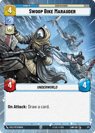 Image for Swoop Bike Marauder (Hyperspace) (371) (A Lawless Time) - Star Wars: Unlimited