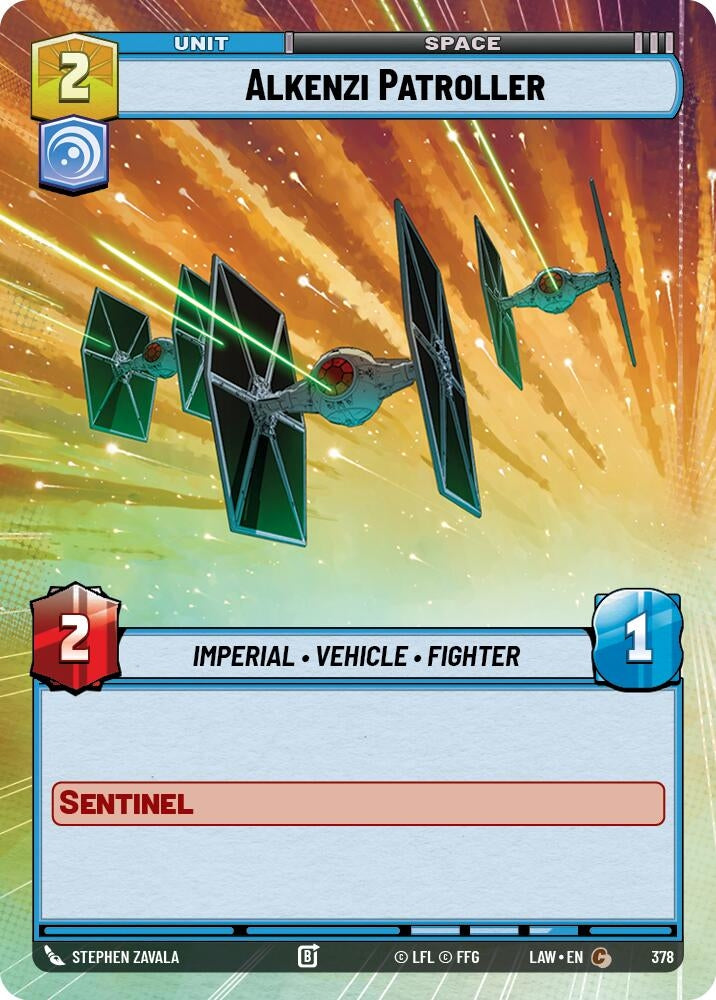 Image for Alkenzi Patroller (Hyperspace) (378) (A Lawless Time) - Star Wars: Unlimited