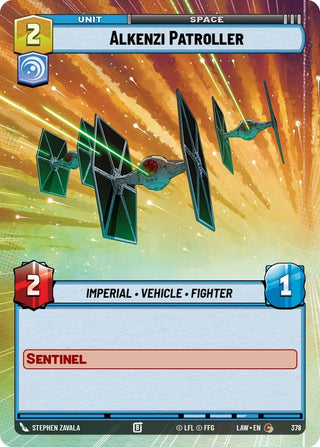 Image for Alkenzi Patroller (Hyperspace) (378) (A Lawless Time) - Star Wars: Unlimited