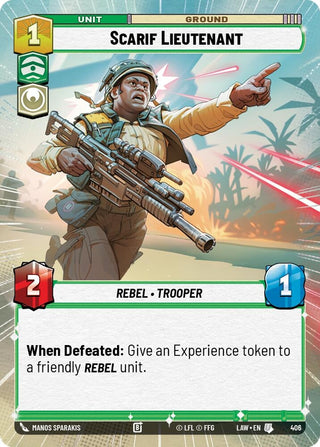 Image for Scarif Lieutenant (Hyperspace) (406) (A Lawless Time) - Star Wars: Unlimited