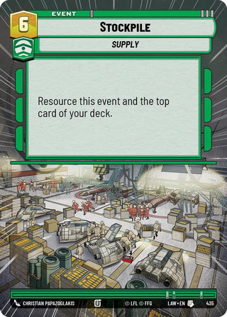 Image for Stockpile (Hyperspace) (435) (A Lawless Time) - Star Wars: Unlimited