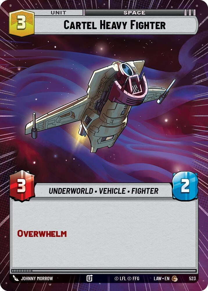 Image for Cartel Heavy Fighter (Hyperspace) (523) (A Lawless Time) - Star Wars: Unlimited