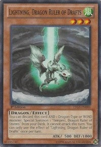 Lightning Dragon Ruler of Drafts (98) (LTGY) - YuGiOh Single