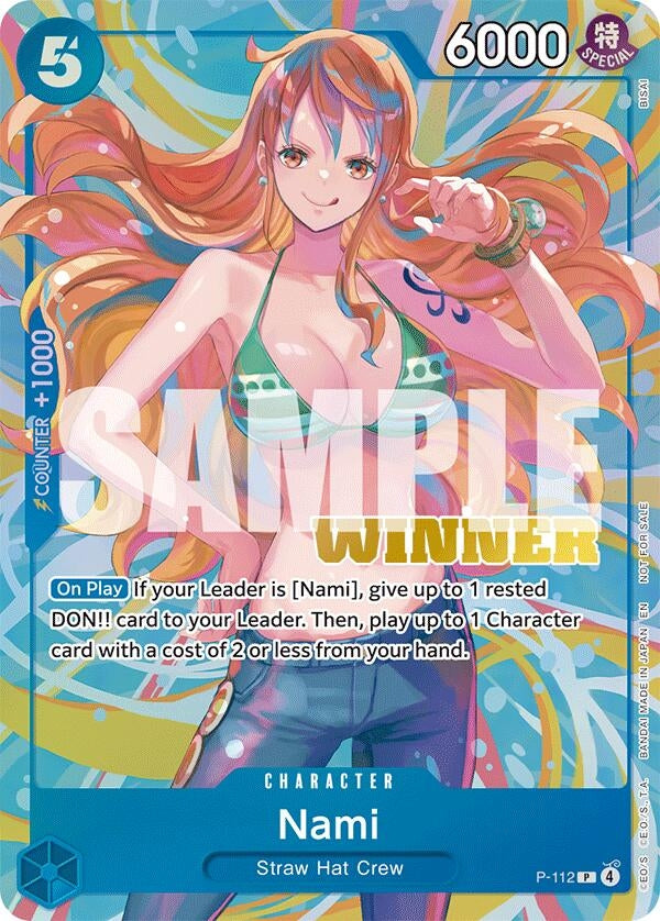 Image for Nami (Heroines Battle Winner Pack) (P-112) (One Piece Promotion Cards) - One Piece Card Game