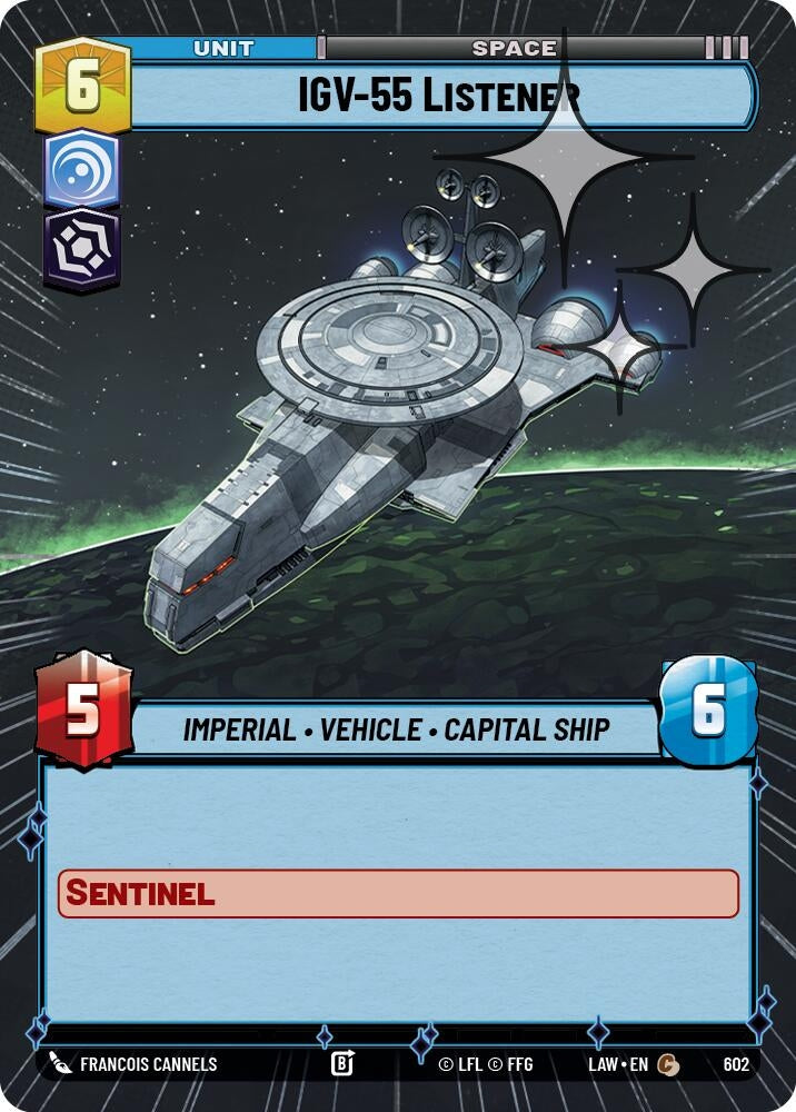 Image for IGV-55 Listener (Hyperspace Foil) (602) (A Lawless Time) - Star Wars: Unlimited