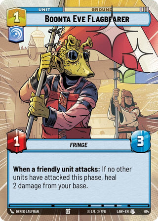 Image for Boonta Eve Flagbearer (Hyperspace Foil) (614) (A Lawless Time) - Star Wars: Unlimited