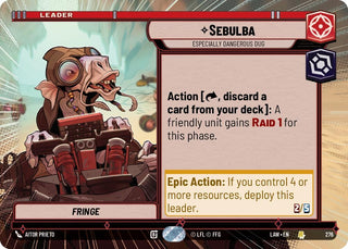 Image for Sebulba - Especially Dangerous Dug (Hyperspace) (276) (A Lawless Time) - Star Wars: Unlimited
