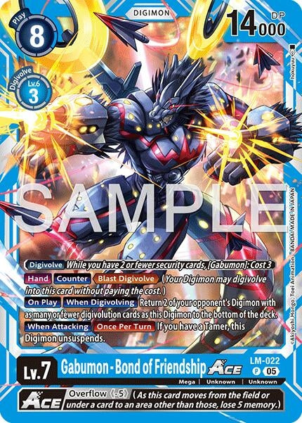 Image for Gabumon - Bond of Friendship ACE (Reprint) (LM-022 P) (Advanced Booster Digimon Generation) - Digimon Card Game