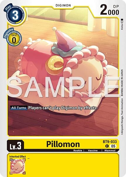 Image for Pillomon (Reprint) (BT9-033 C) (Advanced Booster Digimon Generation) - Digimon Card Game