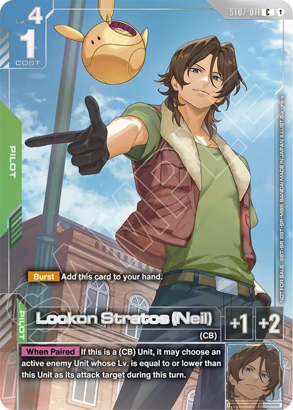 Image for Lockon Stratos (Neil) (Newtype Challenge 2026 Mission 2) (ST07-011) (Gundam Promotional Cards) - Gundam Card Game