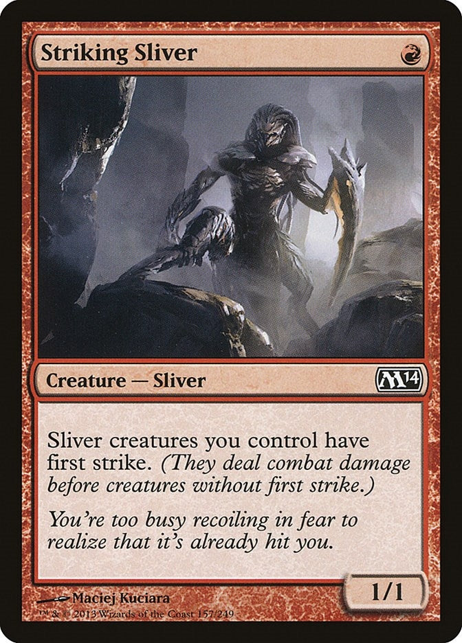 Striking Sliver (157) [M14] - MTG Single