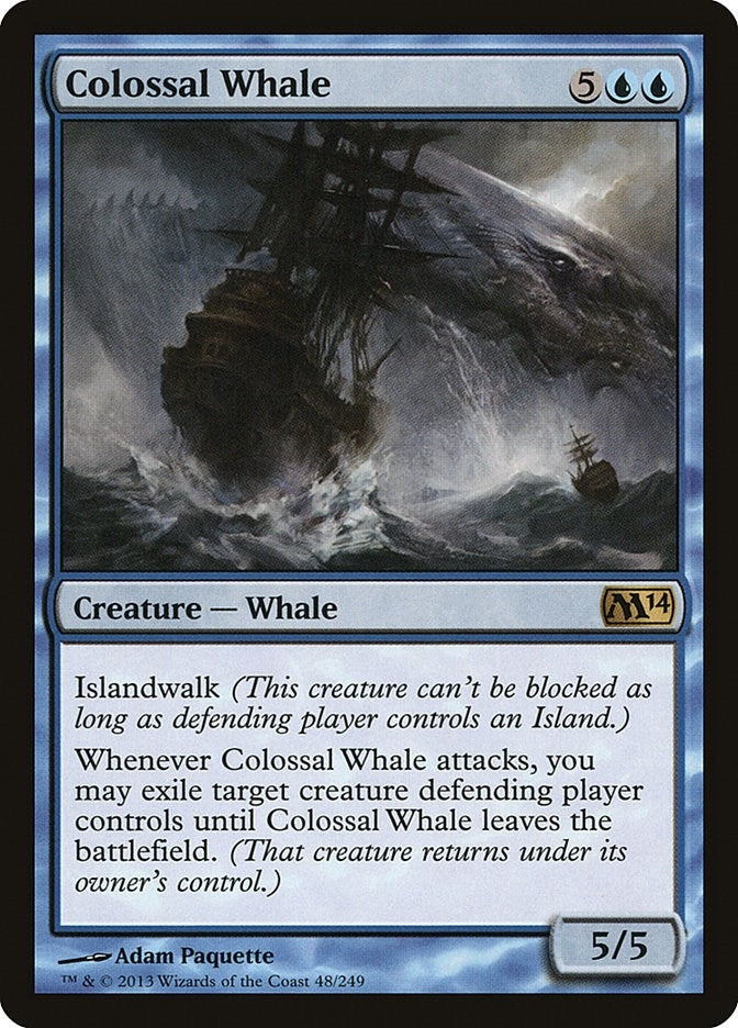 Colossal Whale (48) [M14] - MTG Single