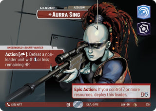 Image for Aurra Sing - Assassin (Showcase) (770) (A Lawless Time) - Star Wars: Unlimited