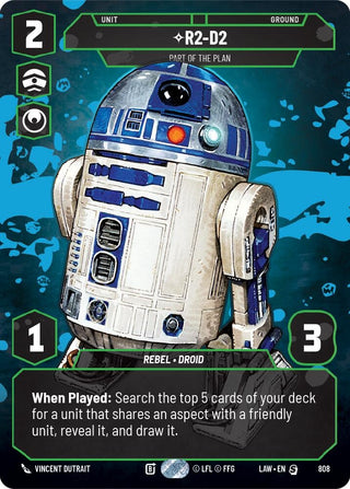 Image for R2-D2 - Part of the Plan (Prestige) (808) (A Lawless Time) - Star Wars: Unlimited