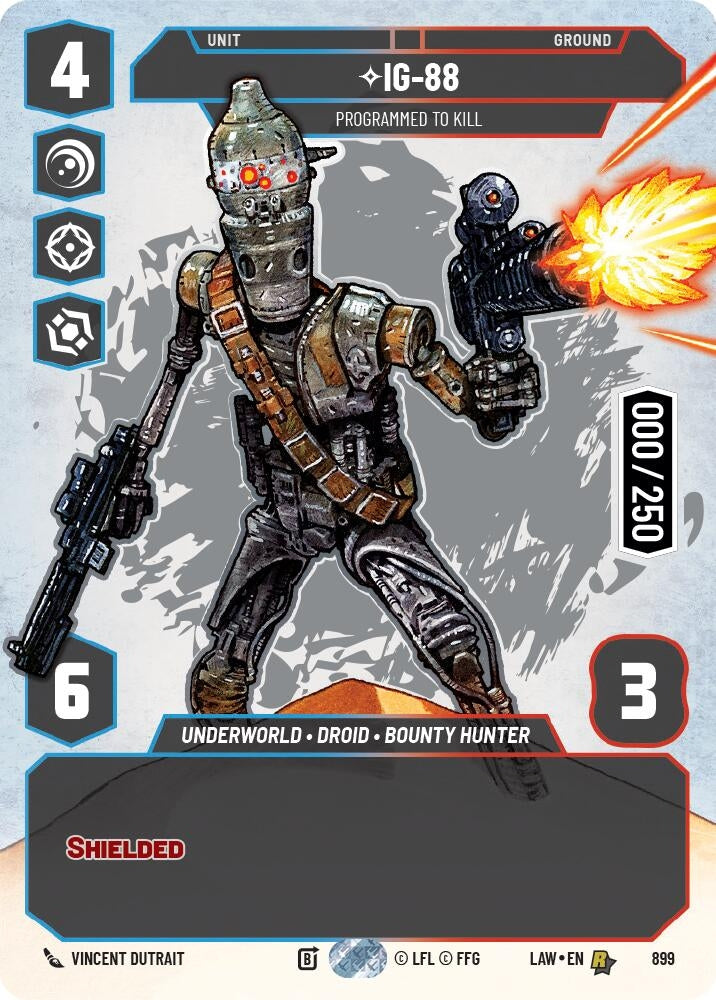 Image for IG-88 - Programmed to Kill (Serialized) (899) (A Lawless Time) - Star Wars: Unlimited
