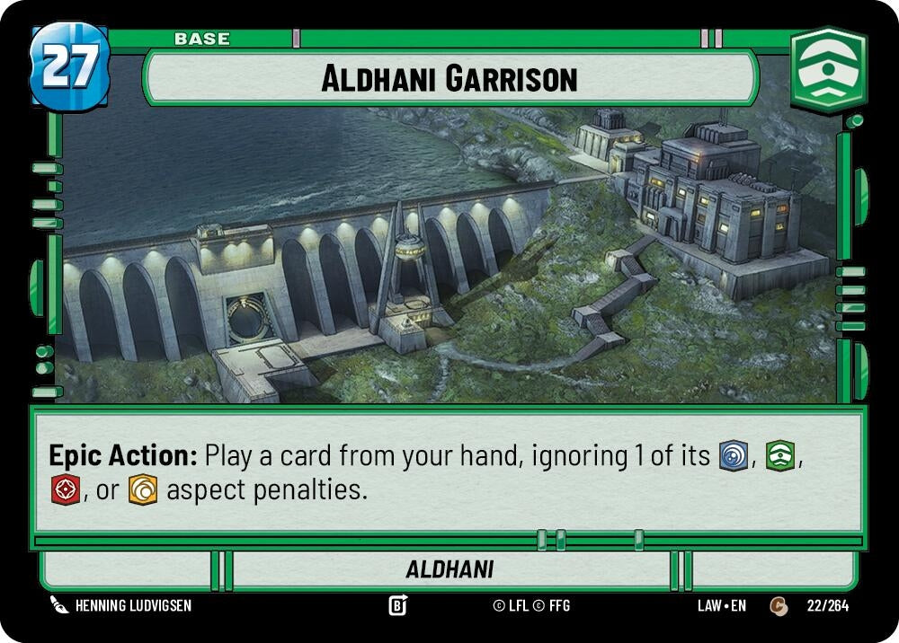 Image for Aldhani Garrison // Credit (22 // T01) (A Lawless Time) - Star Wars: Unlimited