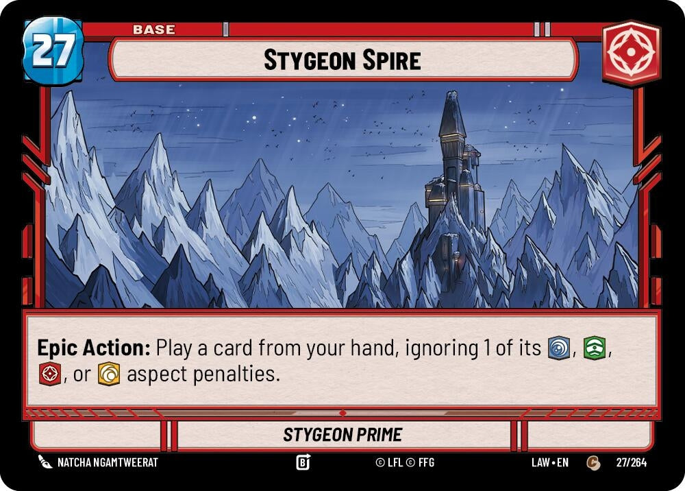 Image for Stygeon Spire // Credit (27 // T01) (A Lawless Time) - Star Wars: Unlimited