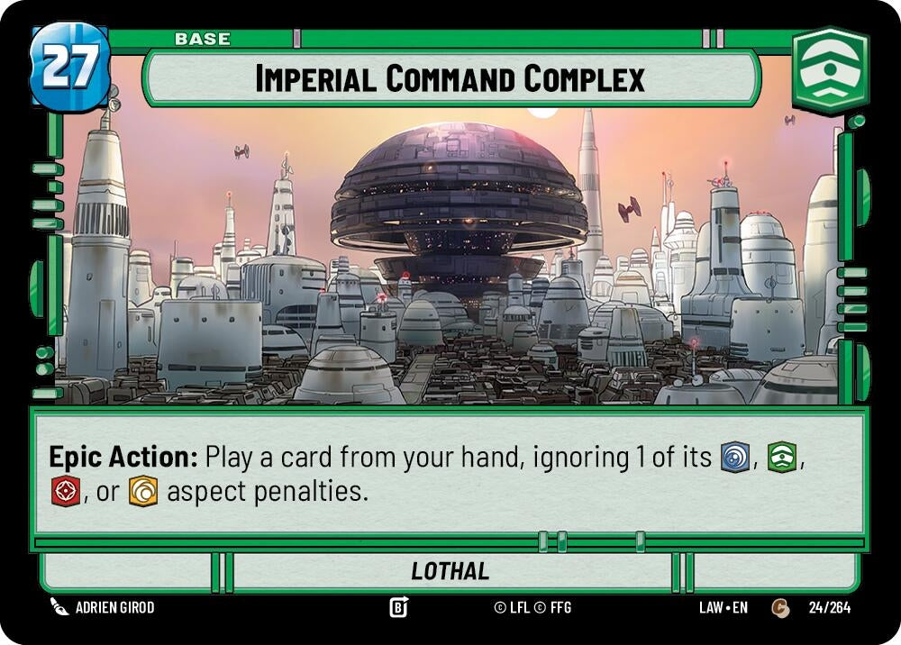 Image for Imperial Command Complex // Shield (24 // T03) (A Lawless Time) - Star Wars: Unlimited