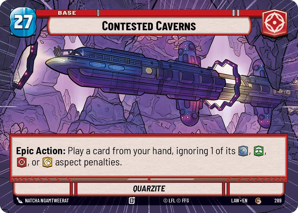 Image for Contested Caverns // Credit (Hyperspace) (289 // T04) (A Lawless Time) - Star Wars: Unlimited