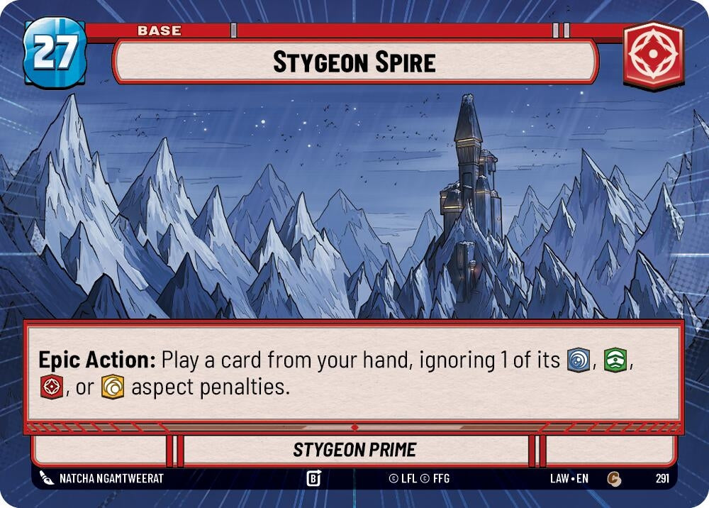 Image for Stygeon Spire // Shield (Hyperspace) (291 // T06) (A Lawless Time) - Star Wars: Unlimited