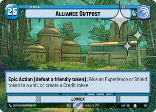 Image for Alliance Outpost (Hyperspace Foil) (529) (A Lawless Time) - Star Wars: Unlimited