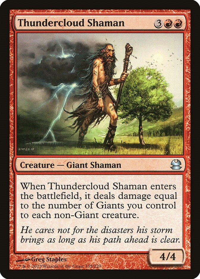 Thundercloud Shaman (135) [MMA] - MTG Single