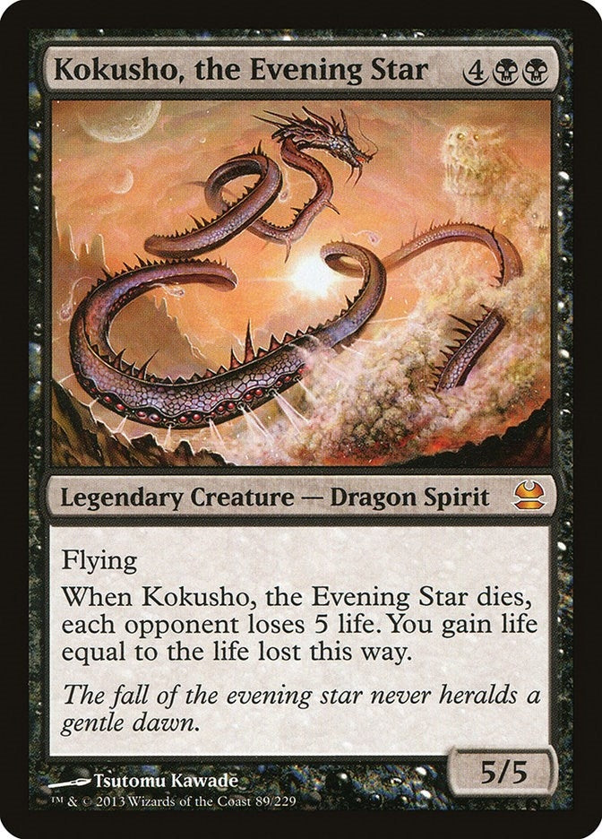 Kokusho the Evening Star (89) [MMA] - MTG Single