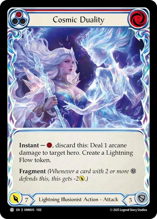Image for Cosmic Duality (Red) (OMN015) (Omens of the Third Age) - Flesh and Blood TCG