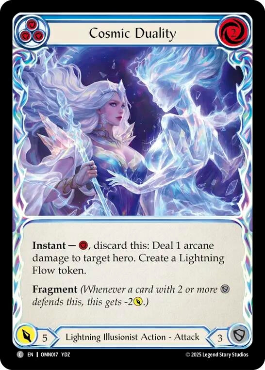 Image for Cosmic Duality (Blue) (OMN017) (Omens of the Third Age) - Flesh and Blood TCG