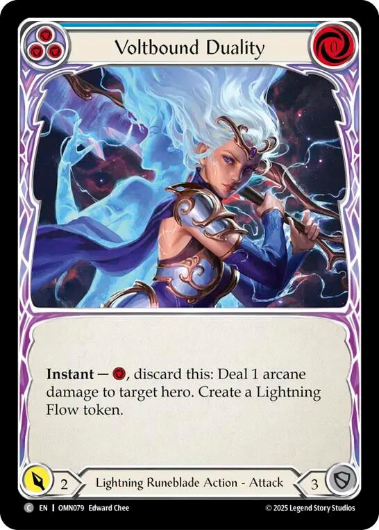 Image for Voltbound Duality (Blue) (OMN079) (Omens of the Third Age) - Flesh and Blood TCG