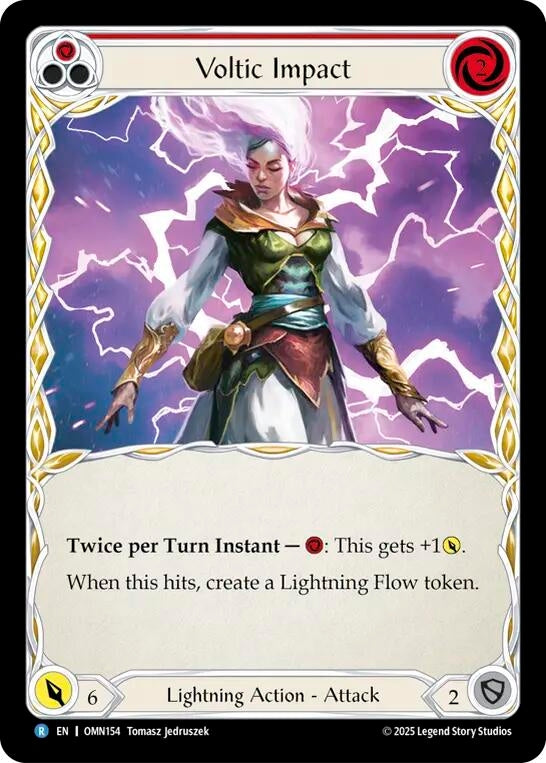 Image for Voltic Impact (OMN154) (Omens of the Third Age) - Flesh and Blood TCG